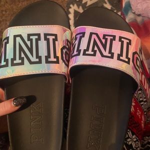 Victoria’s Secret pink sandals slides